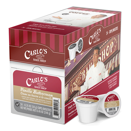 CARLOS BAKE SHOP Vanilla Buttercream, Single Serve Cup, PK96 SNCB5248